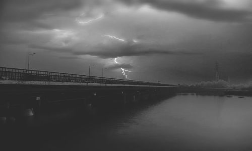 Built structure against cloudy sky