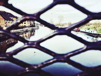 Full frame shot of chainlink fence