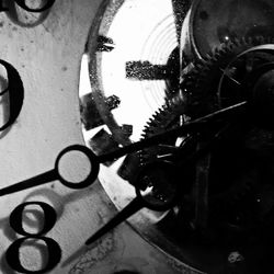 Machine part on wall