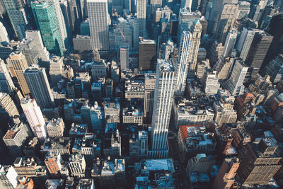 Full frame shot of skyscrapers