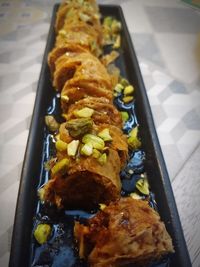 Close-up of food in plate