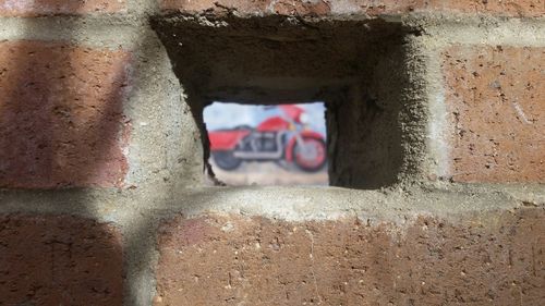Close-up of old building