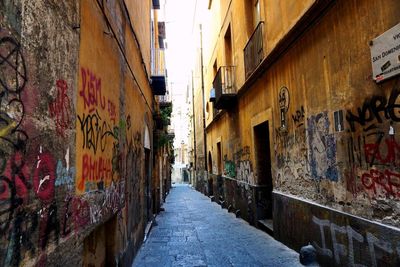 Alley amidst buildings