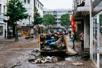 Street amidst buildings in city