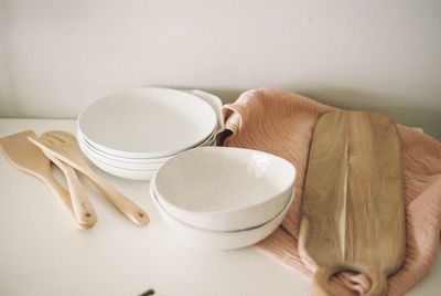 Close-up of food on table