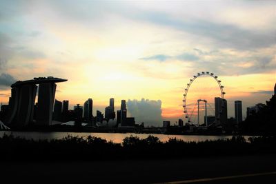 Eiffel tower at sunset