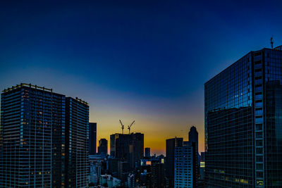 Modern buildings against sky