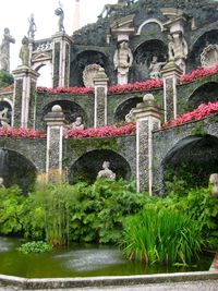 Fountain in front of built structure