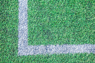 Full frame shot of soccer field