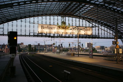 Railroad station platform