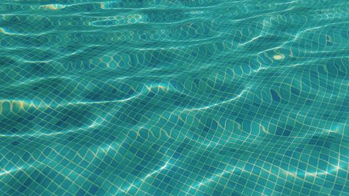 Full frame shot of swimming pool