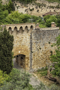 View of old ruin building