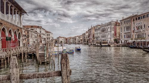 Boats in canal