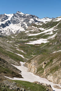 Nivolet pass, piedmont - aosta valley italy