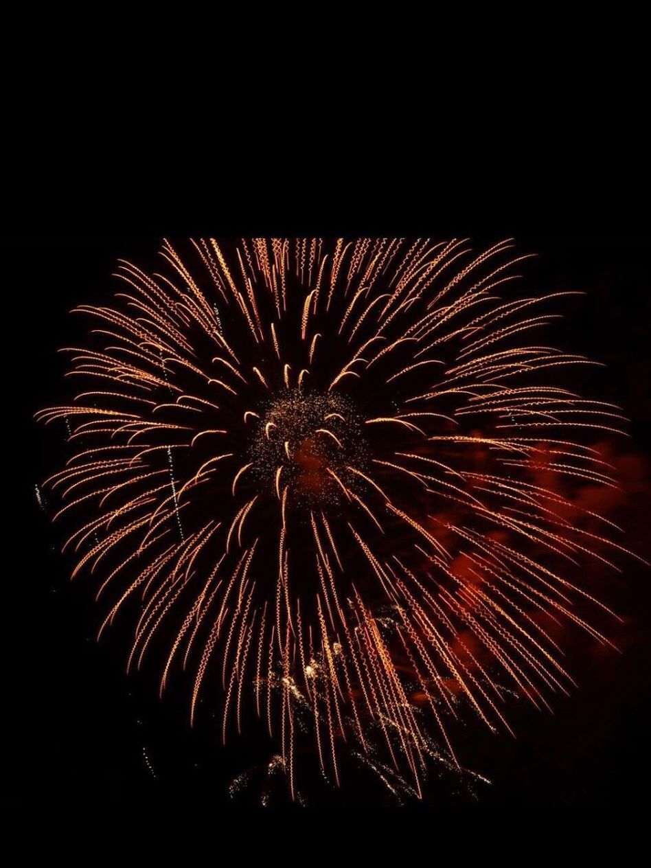 LOW ANGLE VIEW OF FIREWORK DISPLAY