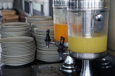 Close-up of drink in glass