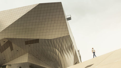 Low angle view of building against sky