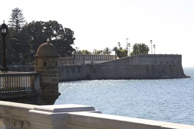 Built structure in water