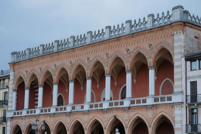 Low angle view of historical building against sky