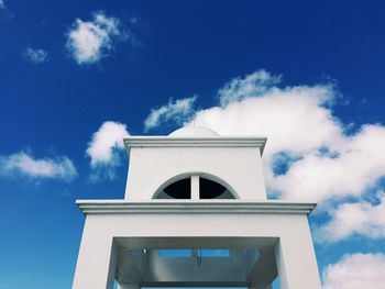 Low angle view of building against sky