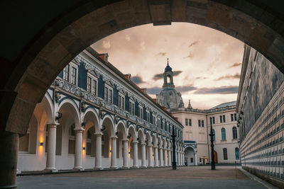 Dresden, morning, architecture, frauenkirche, ciry