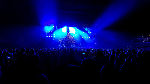 Crowd at music concert