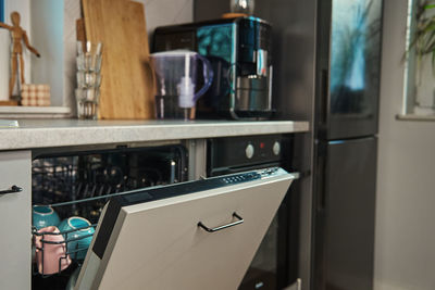 Close-up of electric lamp