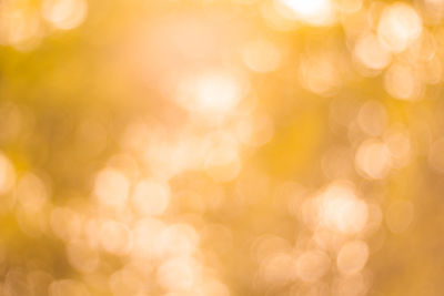 Defocused image of lights