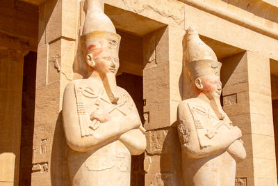Low angle view of statue