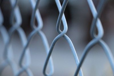 Close-up of chainlink fence