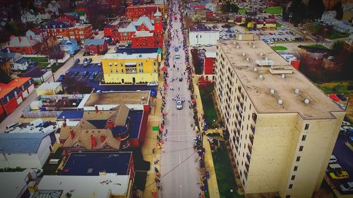 View of built structure in city