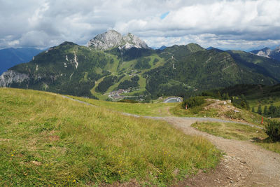 Scenic view of landscape against sky