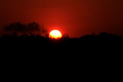 Scenic view of sunset