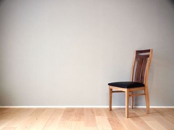 Chair on hardwood floor