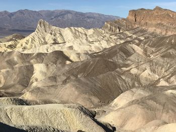 Scenic view of rocky mountains