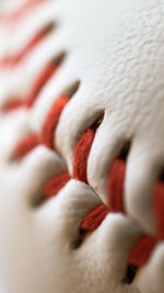 Full frame shot of white fabric