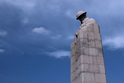 Low angle view of cloudy sky