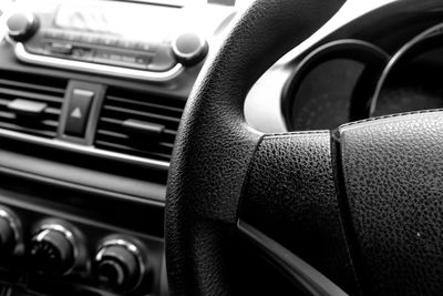 Close-up of vintage car