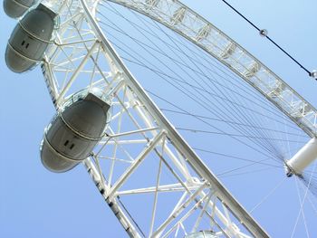 Low angle view of ferris wheel