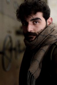 Close-up portrait of man