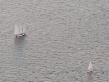 Boats in calm sea