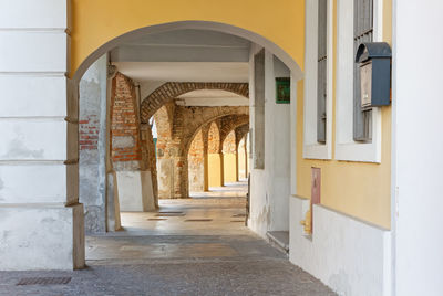 Corridor of building