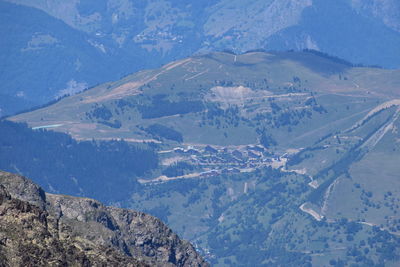 Aerial view of mountains