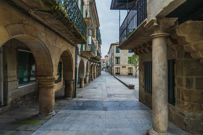 Corridor of historic building