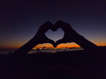 Scenic view of sky at sunset