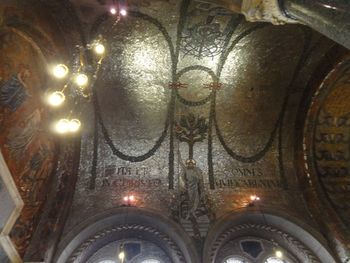 Interior of church