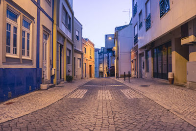 Street amidst buildings in city