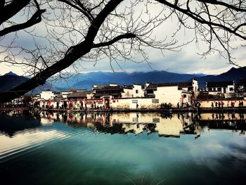 River with buildings in background