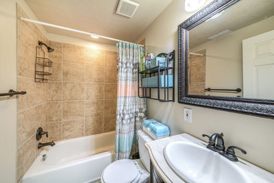 View of bathroom at home