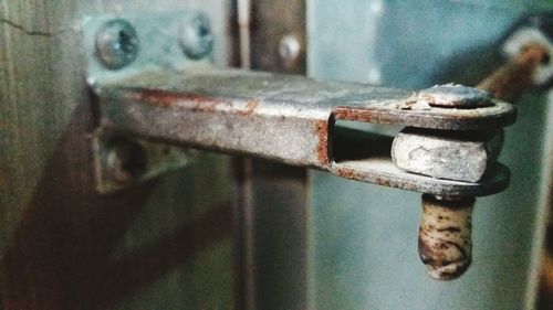 Close-up of rusty metal